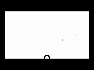 Hover Exploration №003 c4d design interaction motion graphics octane typography ui web