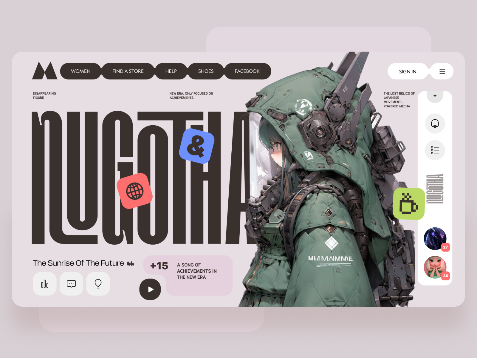 Futuristic Digital Agency Website Design