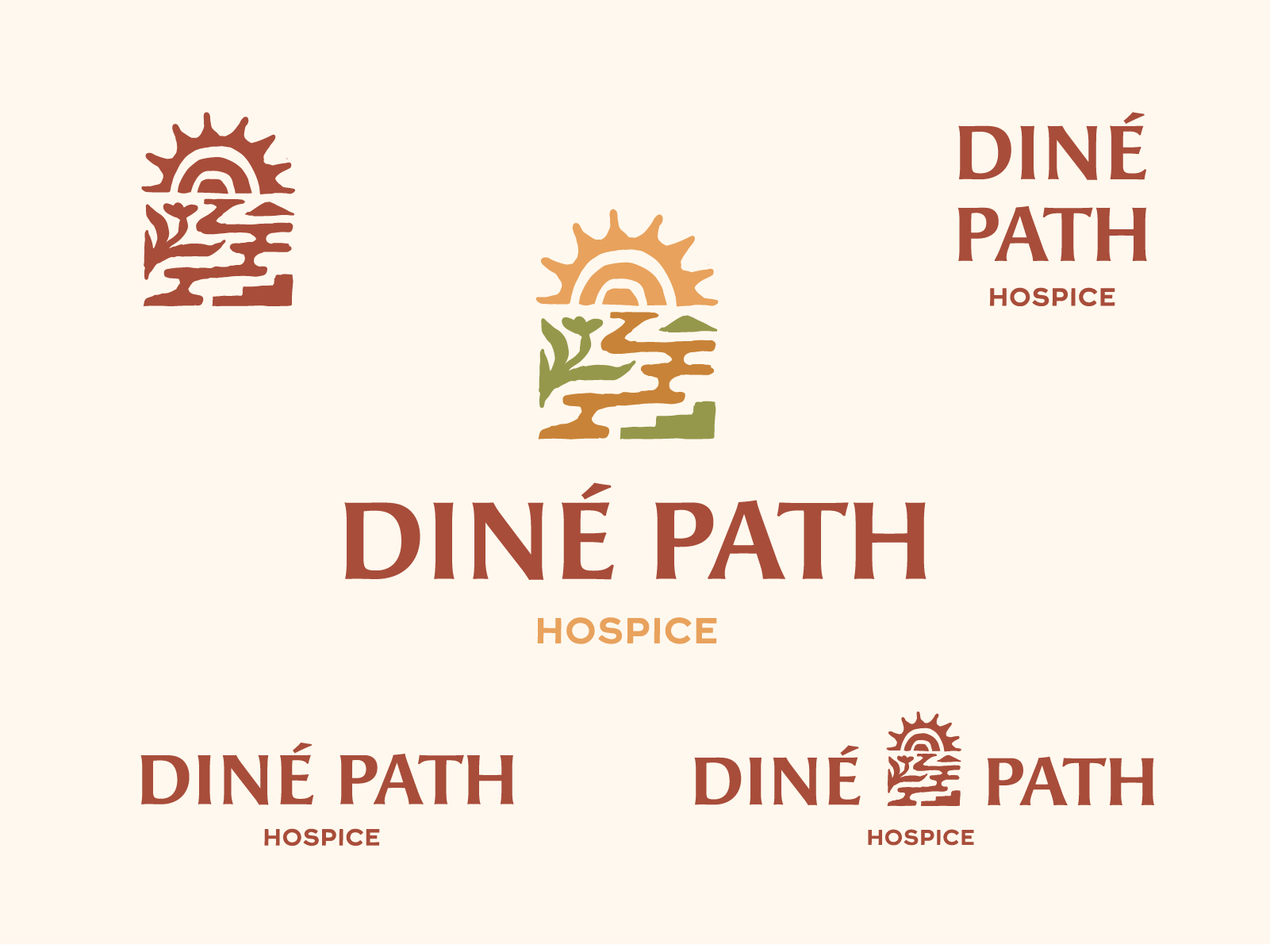 Example of Diné Path Hospice: Full Brand Preview