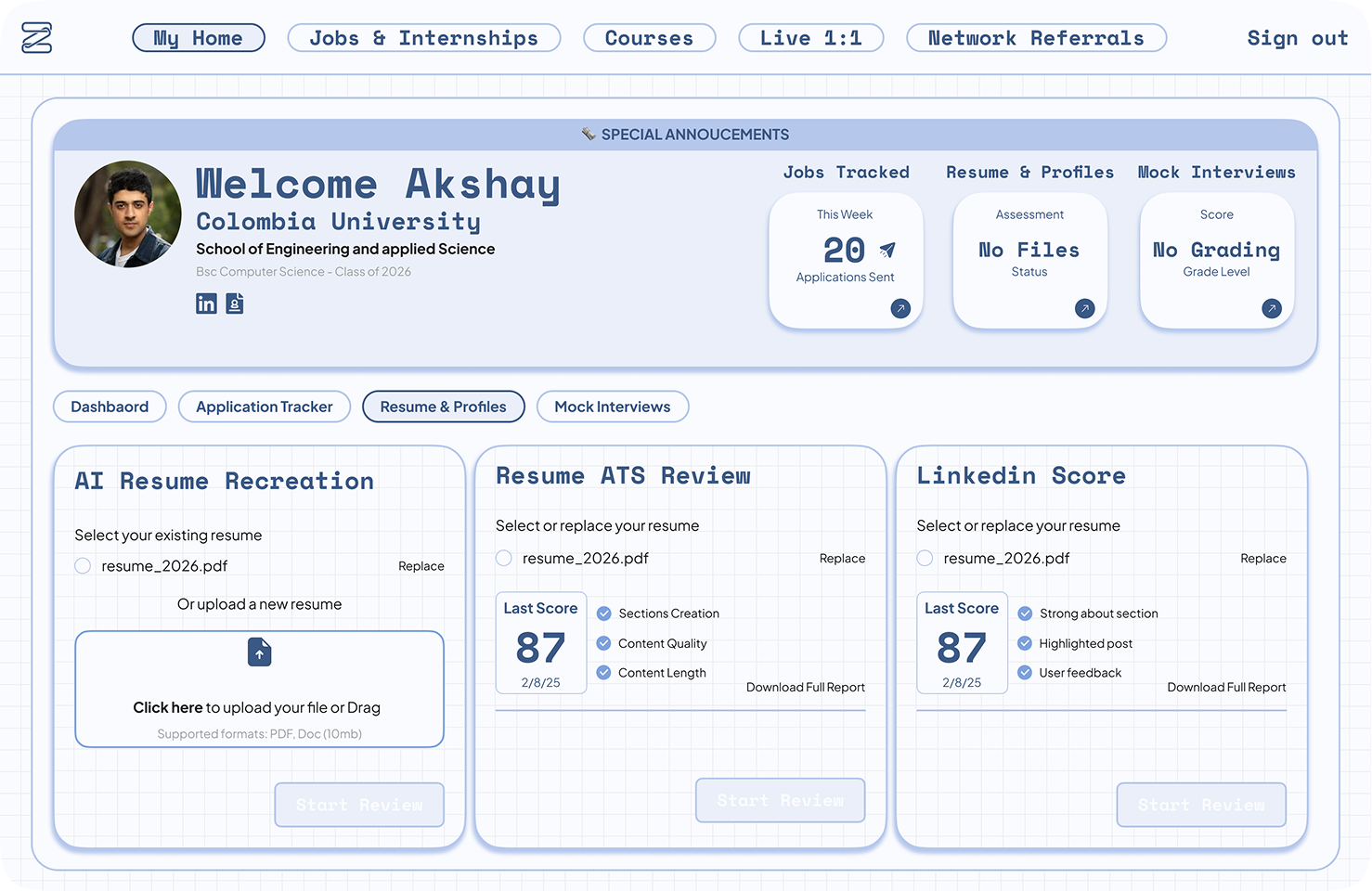 Example of Website Design