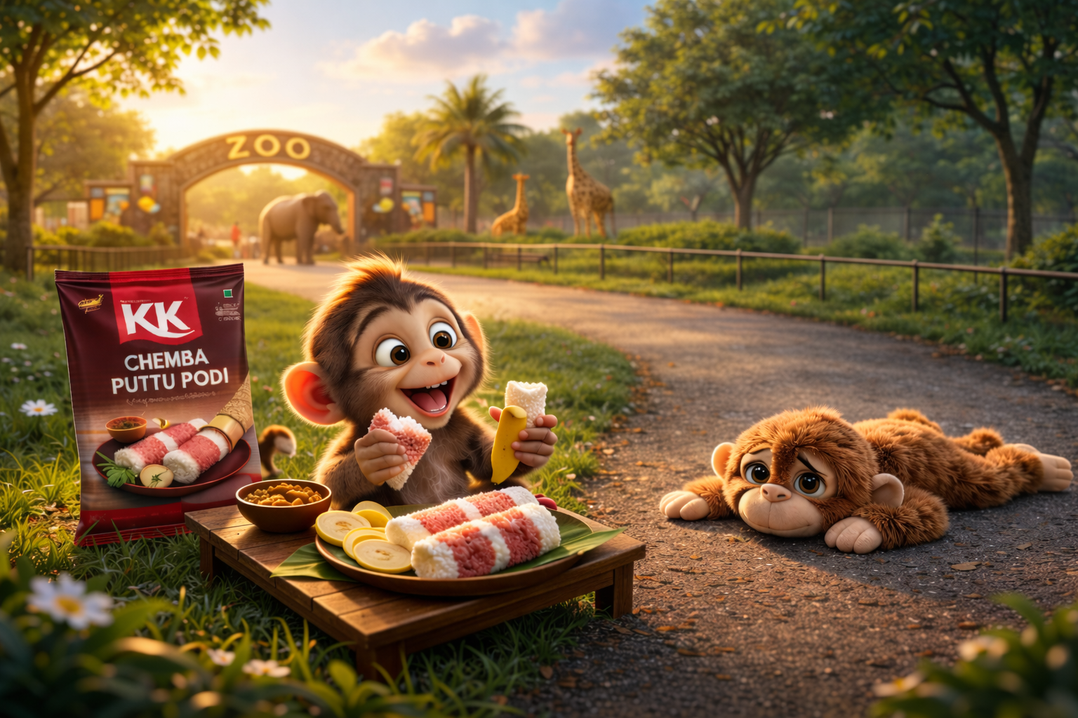 Punch Monkey Goes Wild at Japan Zoo ai animation motion graphics