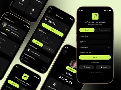 WealthCore – Next-Gen Investment Platform app design app inspiration infinyte club app invest investment investment app investment club investment club app investor mobile app management app mobile mobile app mobile app design praivate app praivate investment praivate mobile app product design smart saving stock wealth building