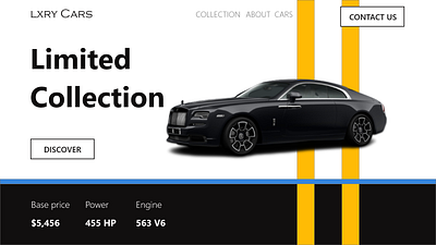 Luxury Cars app branding design graphic design illustration logo typography ui ux vector