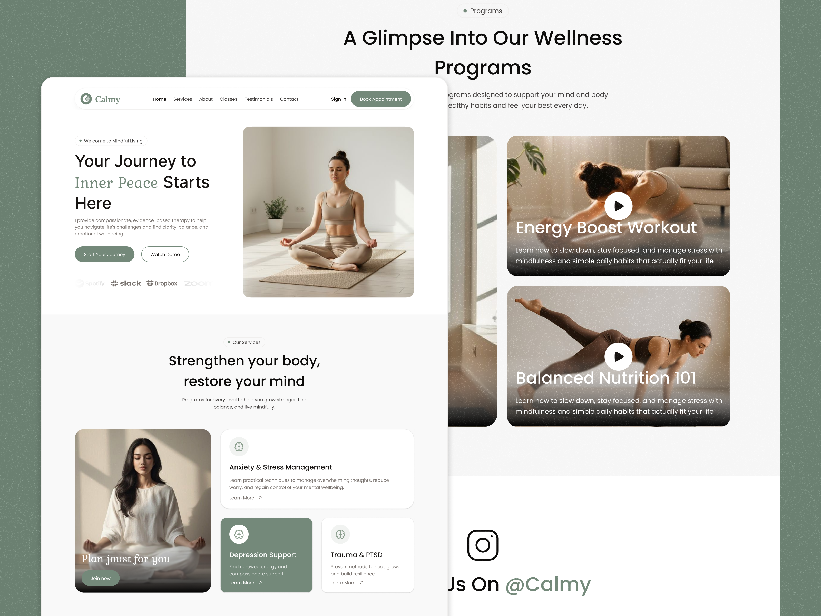 Example of Website & Landing Page UI/UX  Design