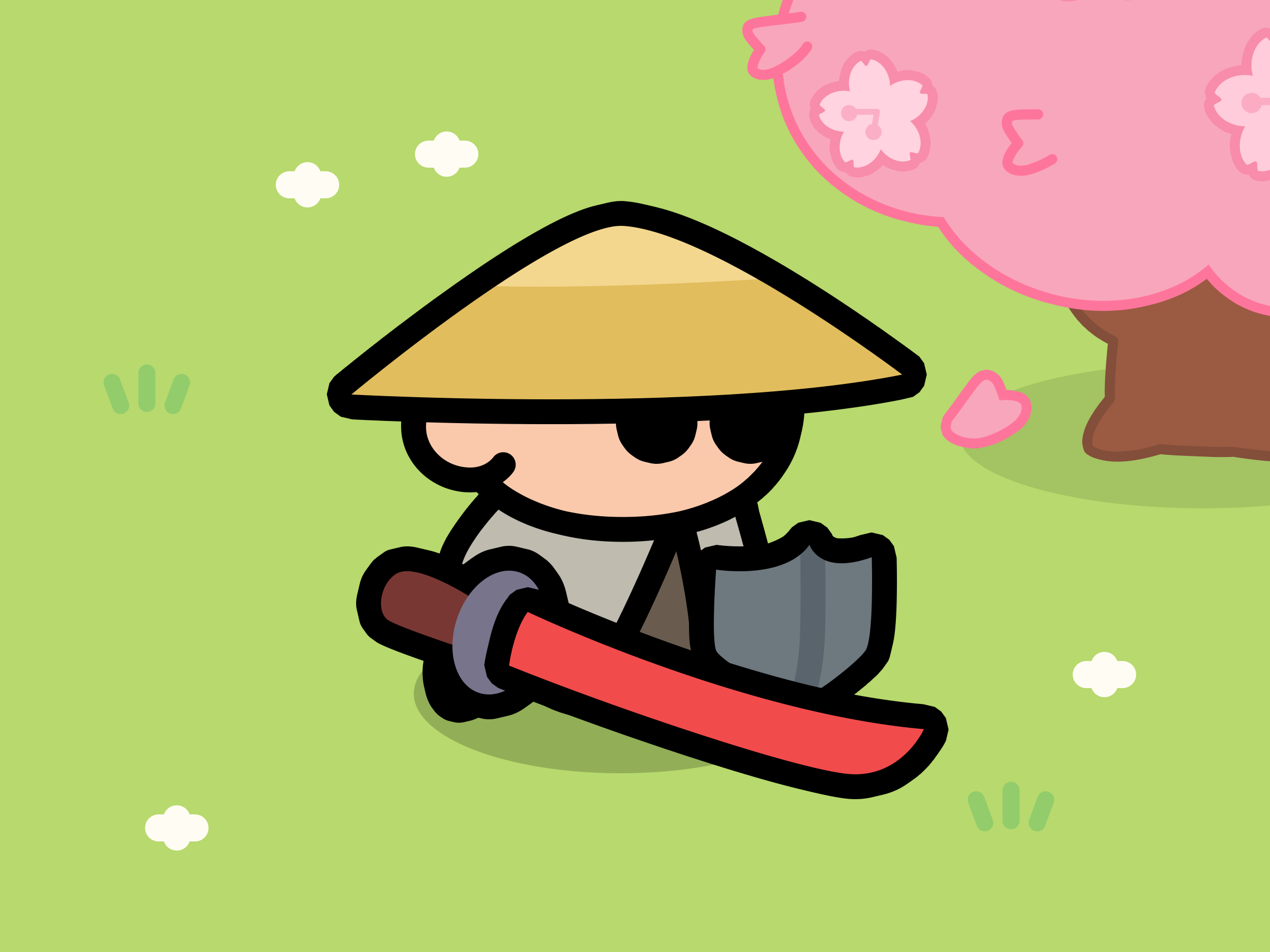 2D Minimal - Character Maker Samurai 2d asset 2d minimal character maker character character animation character asset game character gamedev layerlab layerlab.io minimal samurai