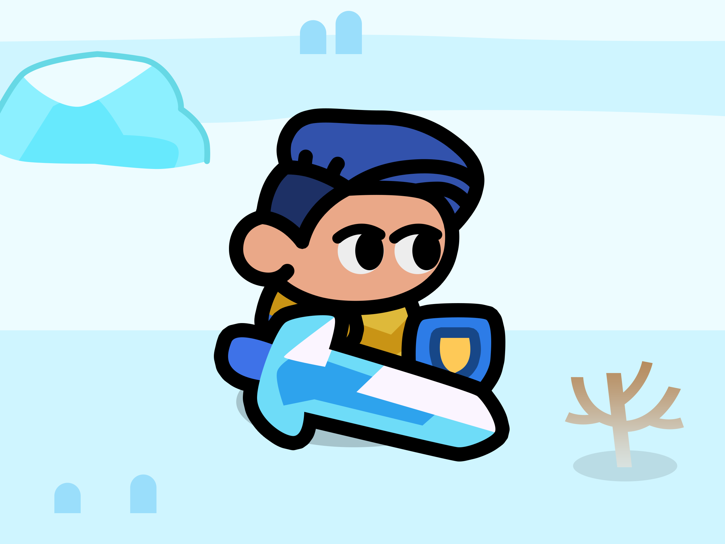 2D Minimal - Character Maker Ice Knight