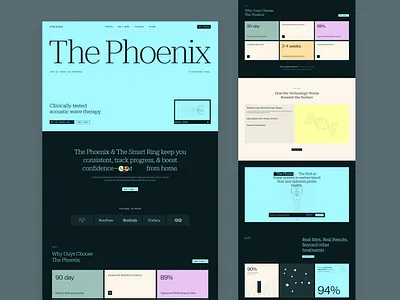 The Phoenix Website Redesign landing redesign ui ux website