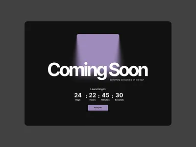 Daily UI #048 - Coming Soon coming soon coming soon page coming soon web daily ui dailyui design ui ui design uidesig web web design