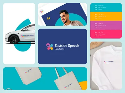 Eastside Speech Logo and Brand brand development brand guidelines brand identity brand strategy branding corporate identity creative direction custom logo graphic design identity design logo design logo designer logo mark logotype minimal logo modern logo monogram symbol design typography visual identity