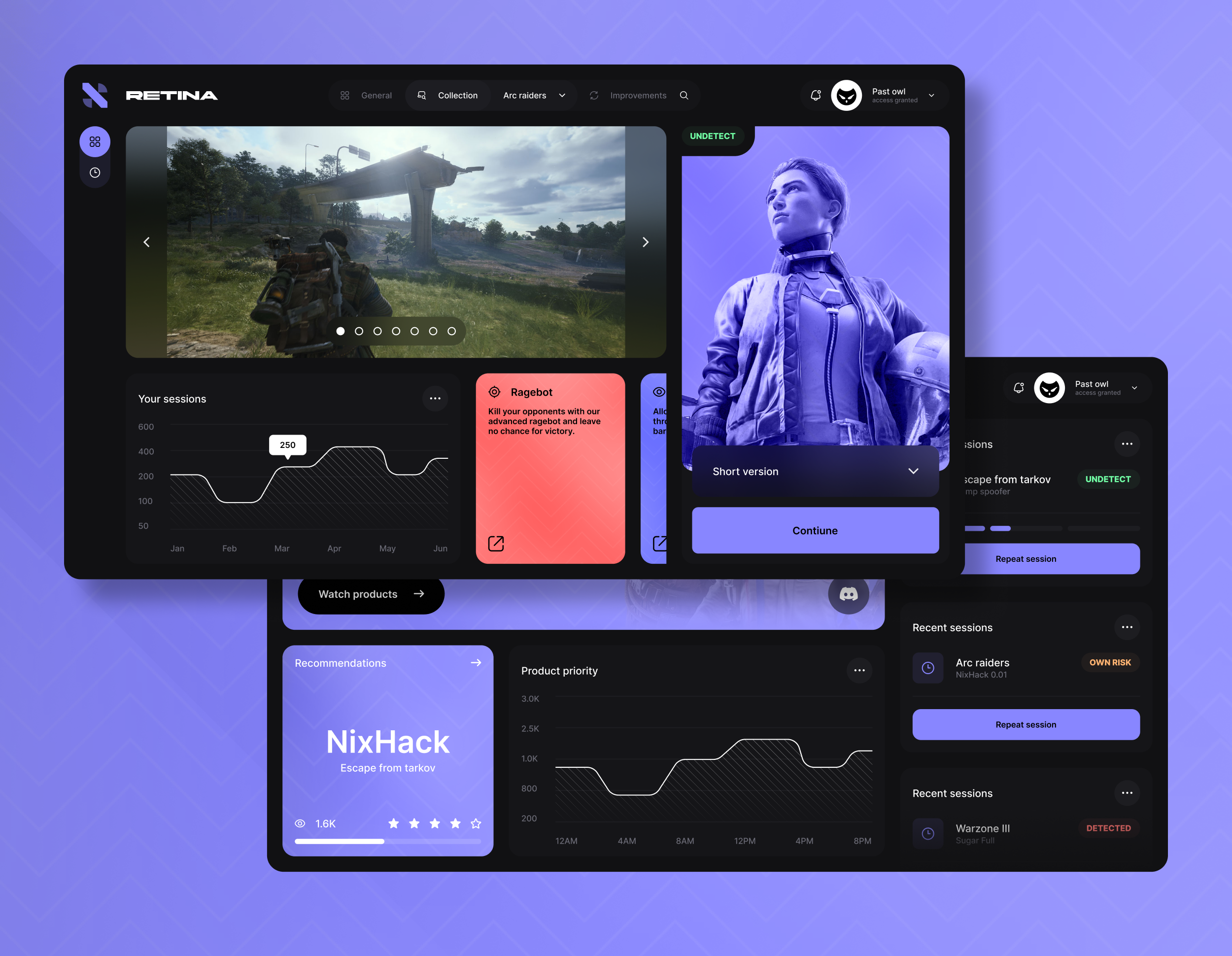 interface retina branding motion graphics ui