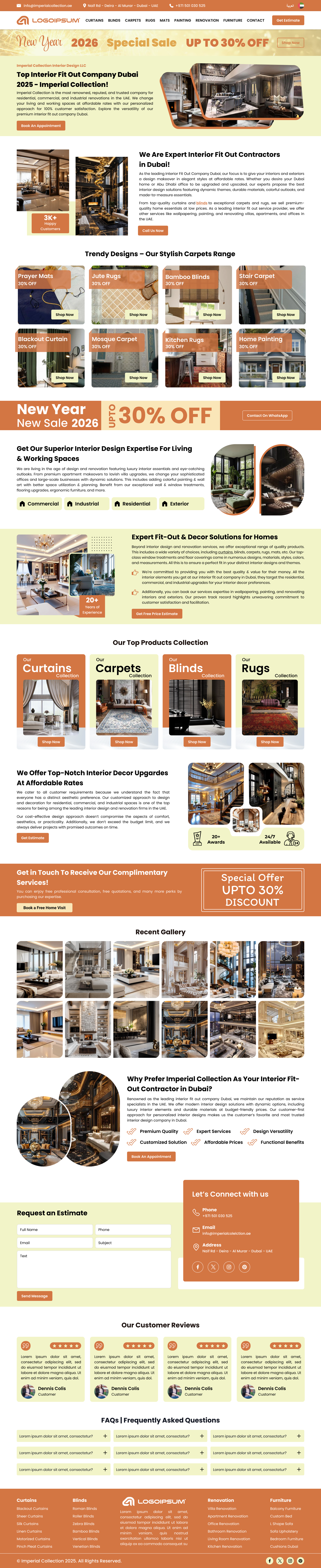 Interior Design Website UI Design carpets wesbite curtains website ecommerce website ecommerce website ui design interior design interior design shop website interior design store interior design website renovation website rugs