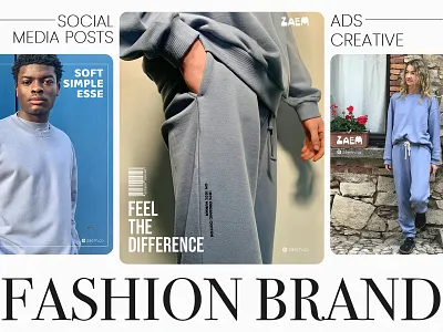Fashion Brand Ads Creative - Social Media Posts adcreative ads creative app advertisement app brandign clean ad design delco it delcoit design facebook post fashion brand fashion brand social media post model photography modern social media post modern social media post design