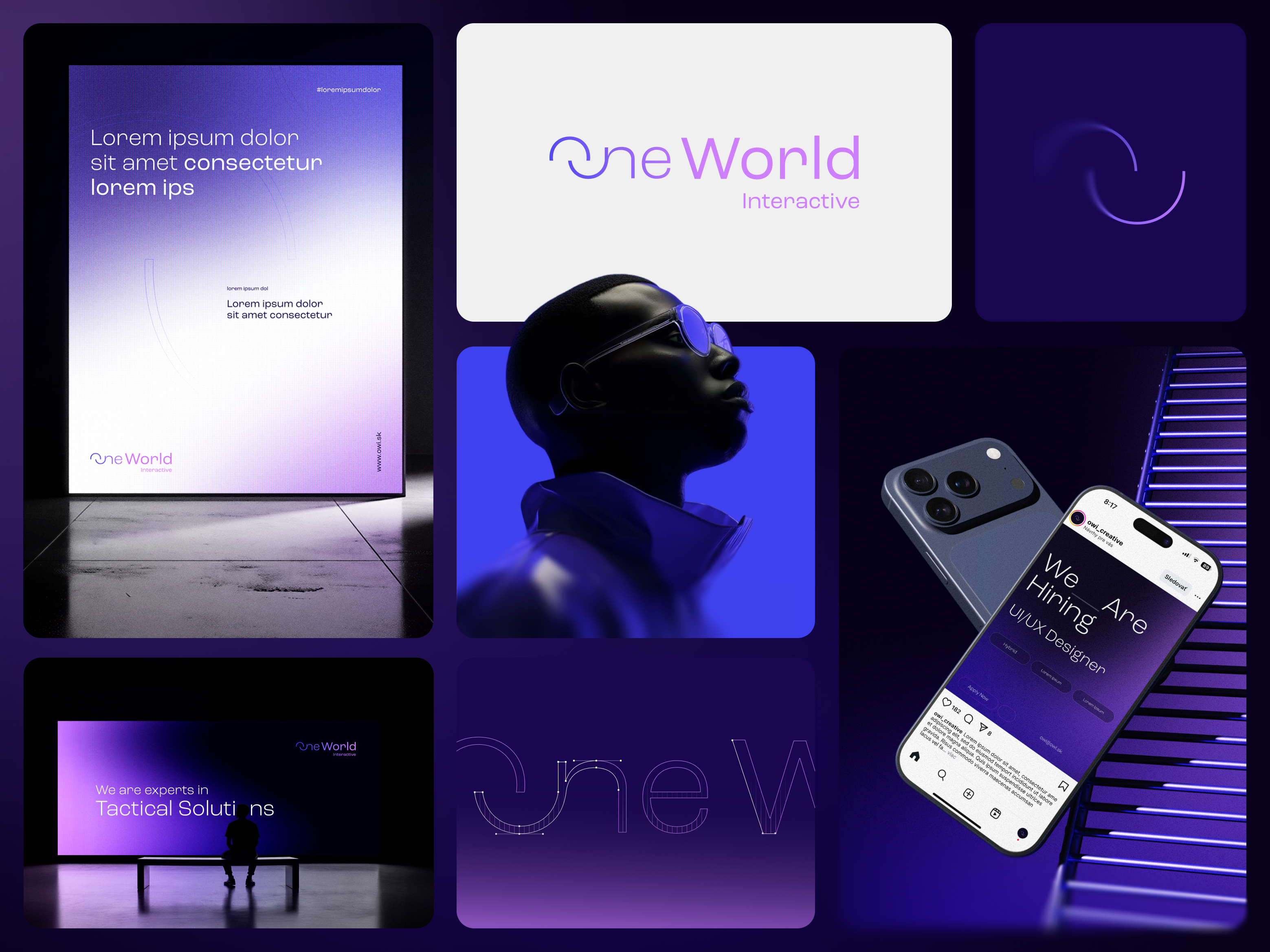 One World Interactive agency art direction branding corporate identity creative creative agency design graphic design identity logo vector visual communication
