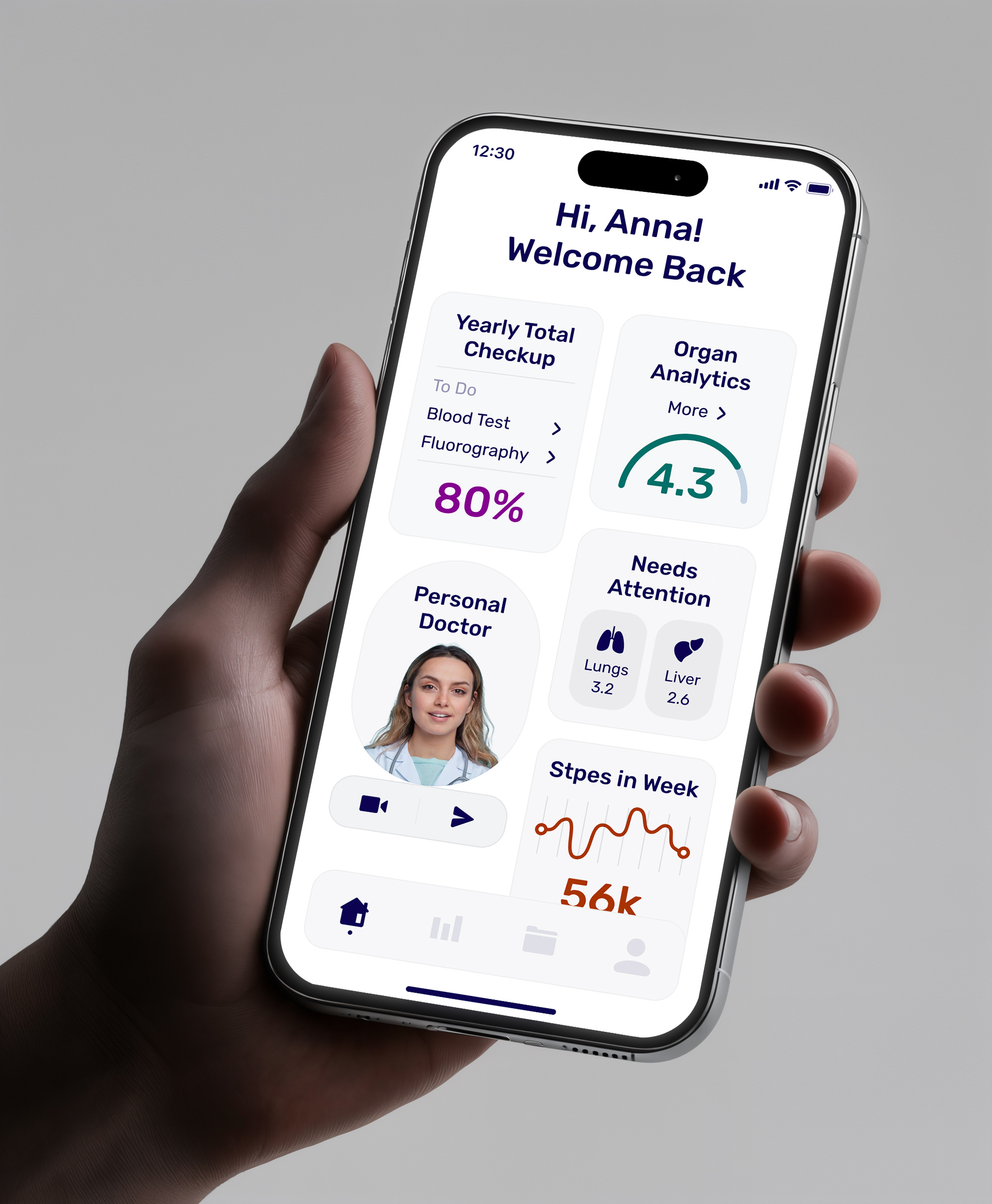 HealthCare App - Smart & Patient-Centered Design animation app design figma mobile modern motion screen ui ux web