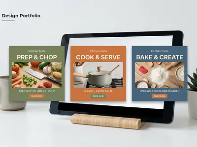 Kitchen Tools E, commerce UI Concept, Clean Product Categories. clean ui e commerce food ui kitchen app landing page minimal design modern design product design ui cards ui design ux design visual hierarchy web design