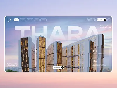 Thara Website Design 3d animation branding graphic design logo motion graphics ui
