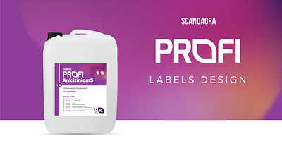 PROFI | Label Design branding design graphic design label typography vector