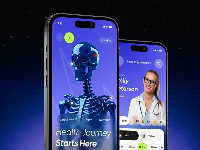 Health care application mobile ui design app app design b2b broker clinic design health healthcare insurance ios medical medical care medtech mobile mobile app pmr saas telemedecine uhr uxdesign