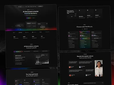 Raylon - Technology Website Template aidesign automationdesign cleanui datavisualization digitalproduct financedashboard financialtechnology fintech fintechdesign landingpagedesign modernwebdesign productdesign saasdesign saaswebsite startupdesign techbranding uixuidesign webdesigninspiration webflow webflowtemplate