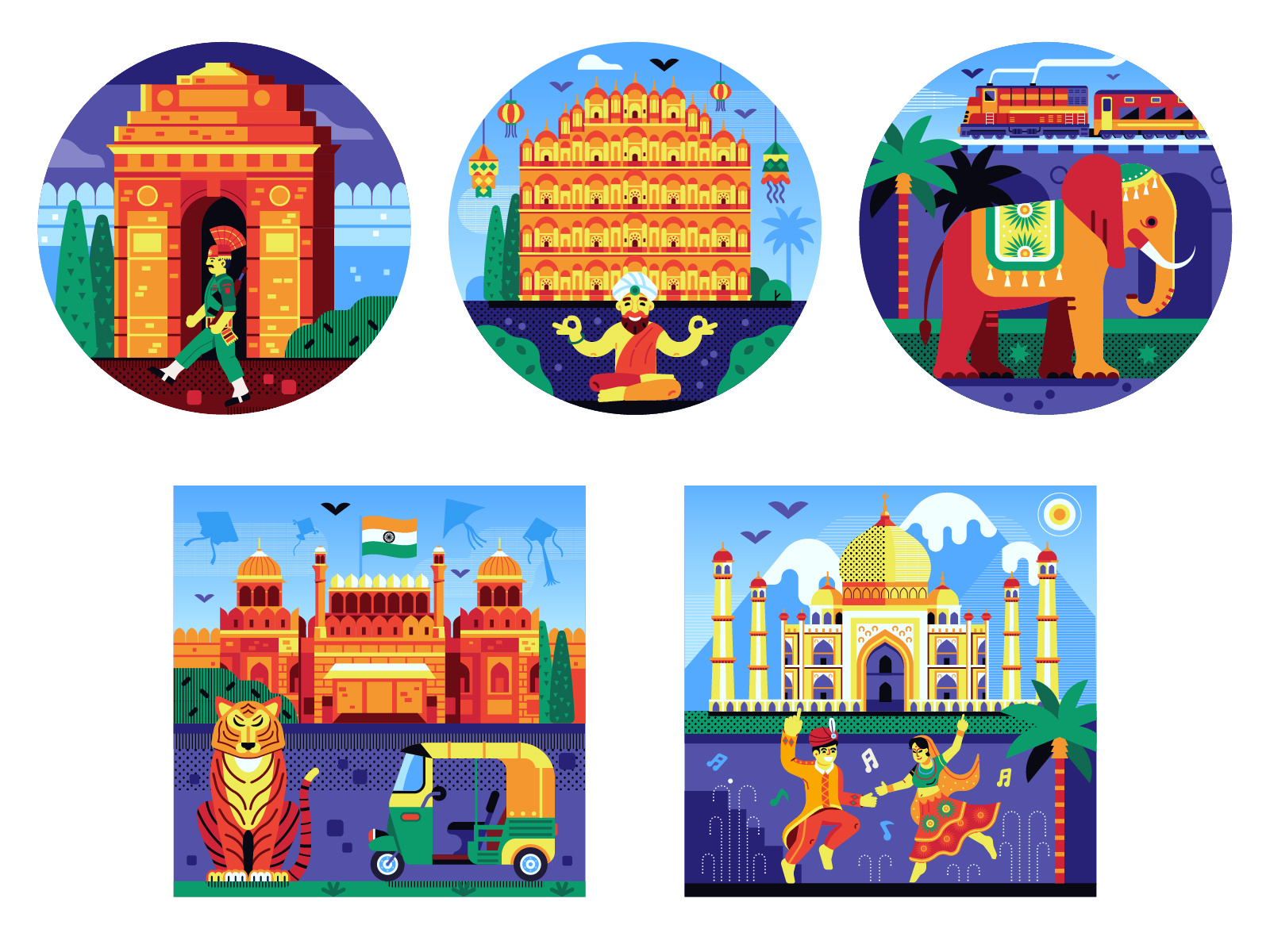 India Travel Patches