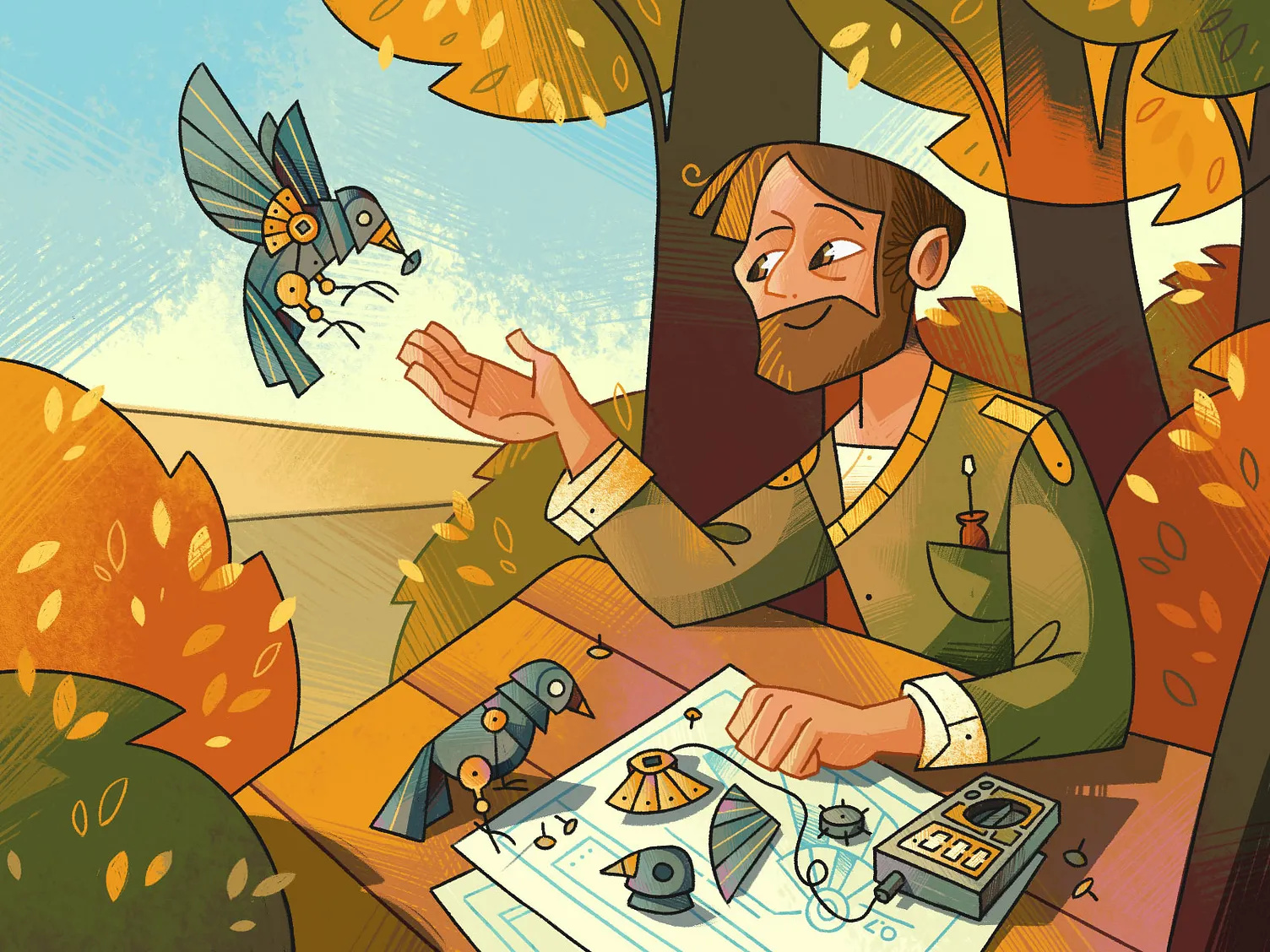 Example of Editorial Illustration 