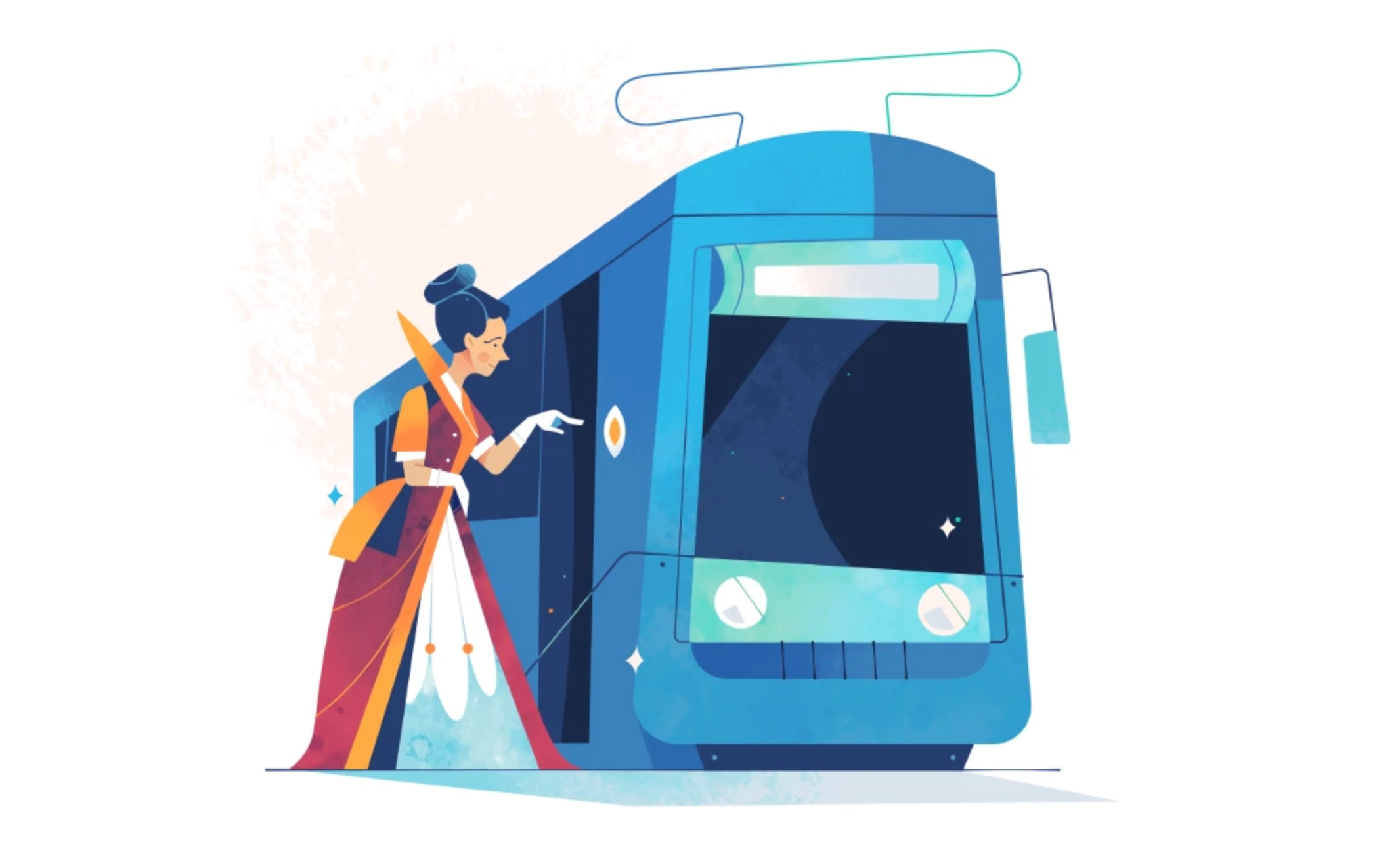 Example of Tech UI Illustrations For Web & Apps