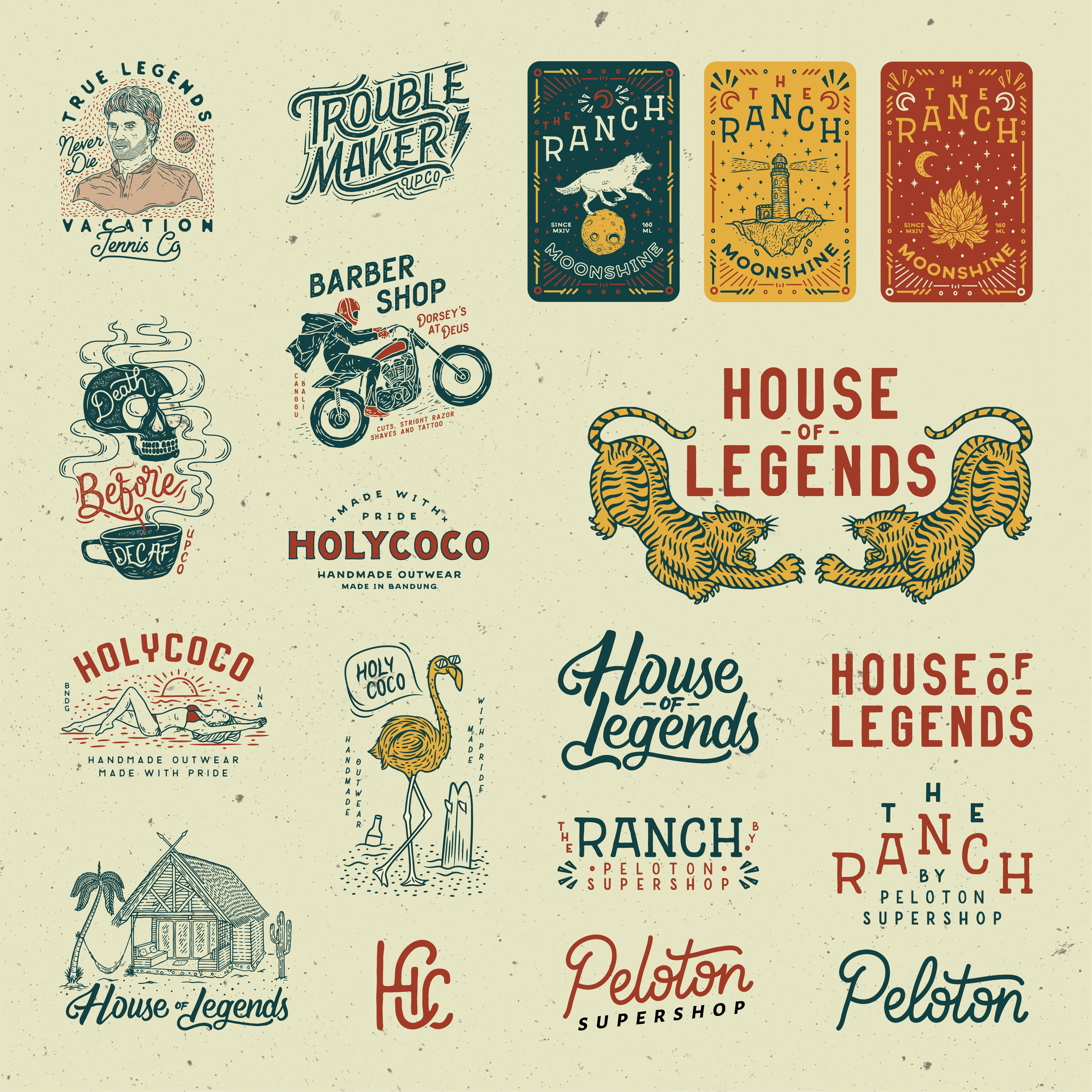 Example of Logo & Full Brand Identity Development