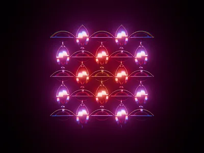Interlocked 3d 3dmotiondesign animation b3d blender cycles blender3d motion graphics