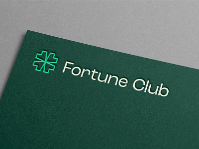 Fortune Club logo & brand identity design brand design brand identity brand identity design branding design graphic design identity design logo logo design logo designer