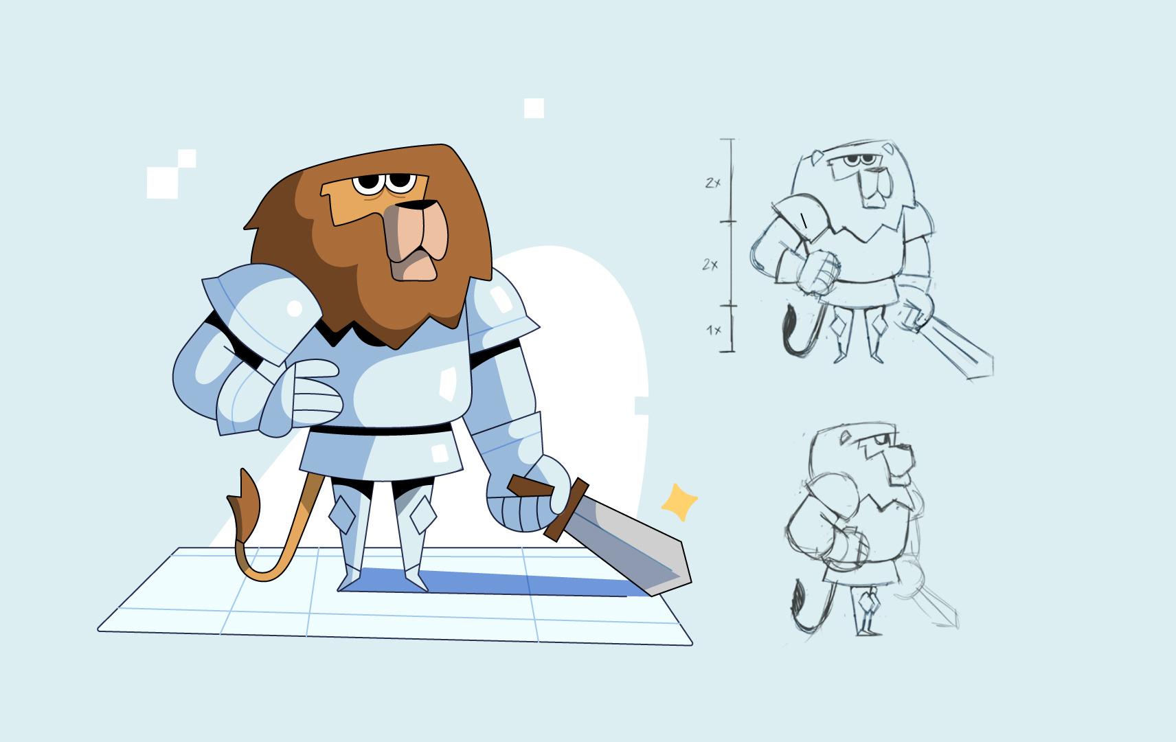 Example of Character Design & Brand Mascots