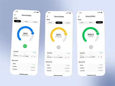 Device Details UI-Home Pilot App homeapp homepilotapp newdesign ui ux