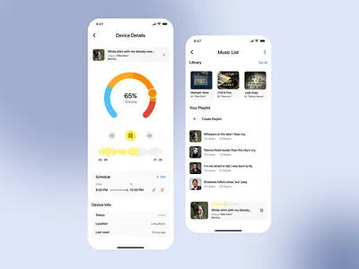 Speakers Details-Home Pilot App adjuctvolume newui speakers speakersdetailsui ui ux volumeadjuster
