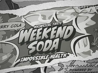 weekendsoda 3d 3d art animation branding design graphic design hey dribbblers illustration logo mobile motion graphics packaging design pattern ui website and uiux design