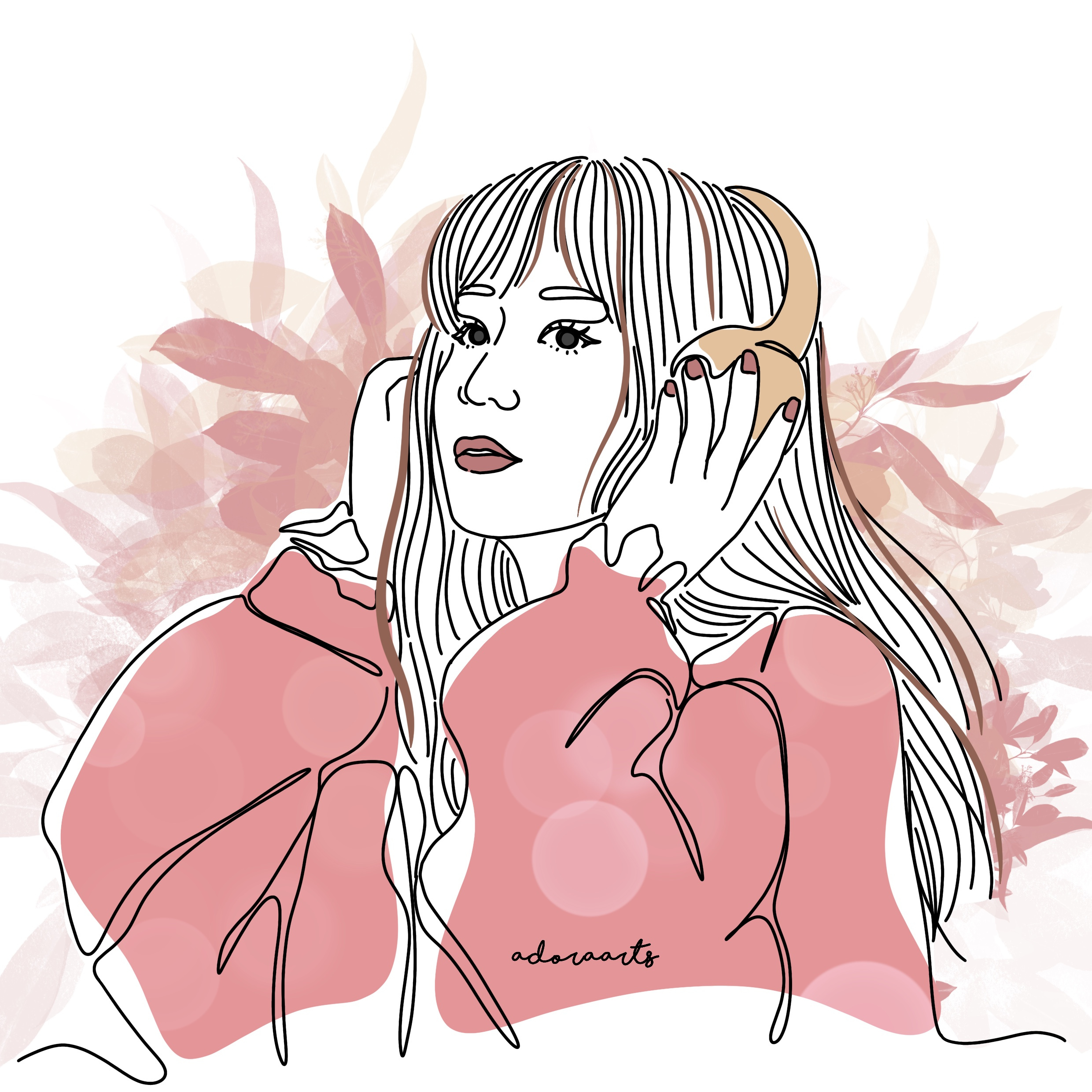 Example of Minimalist Line Art Illustration 
