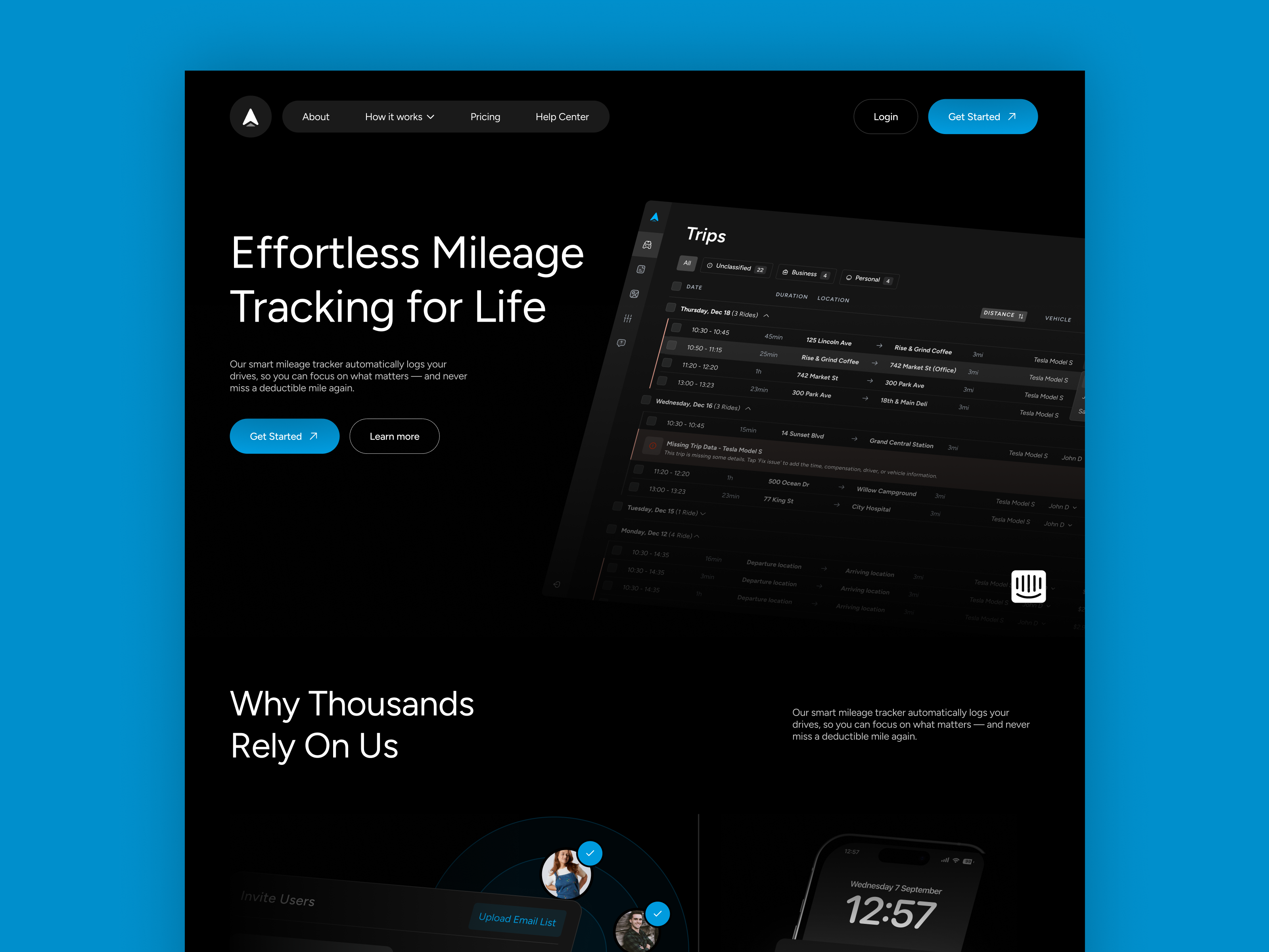 Example of Landing Page Design + Development