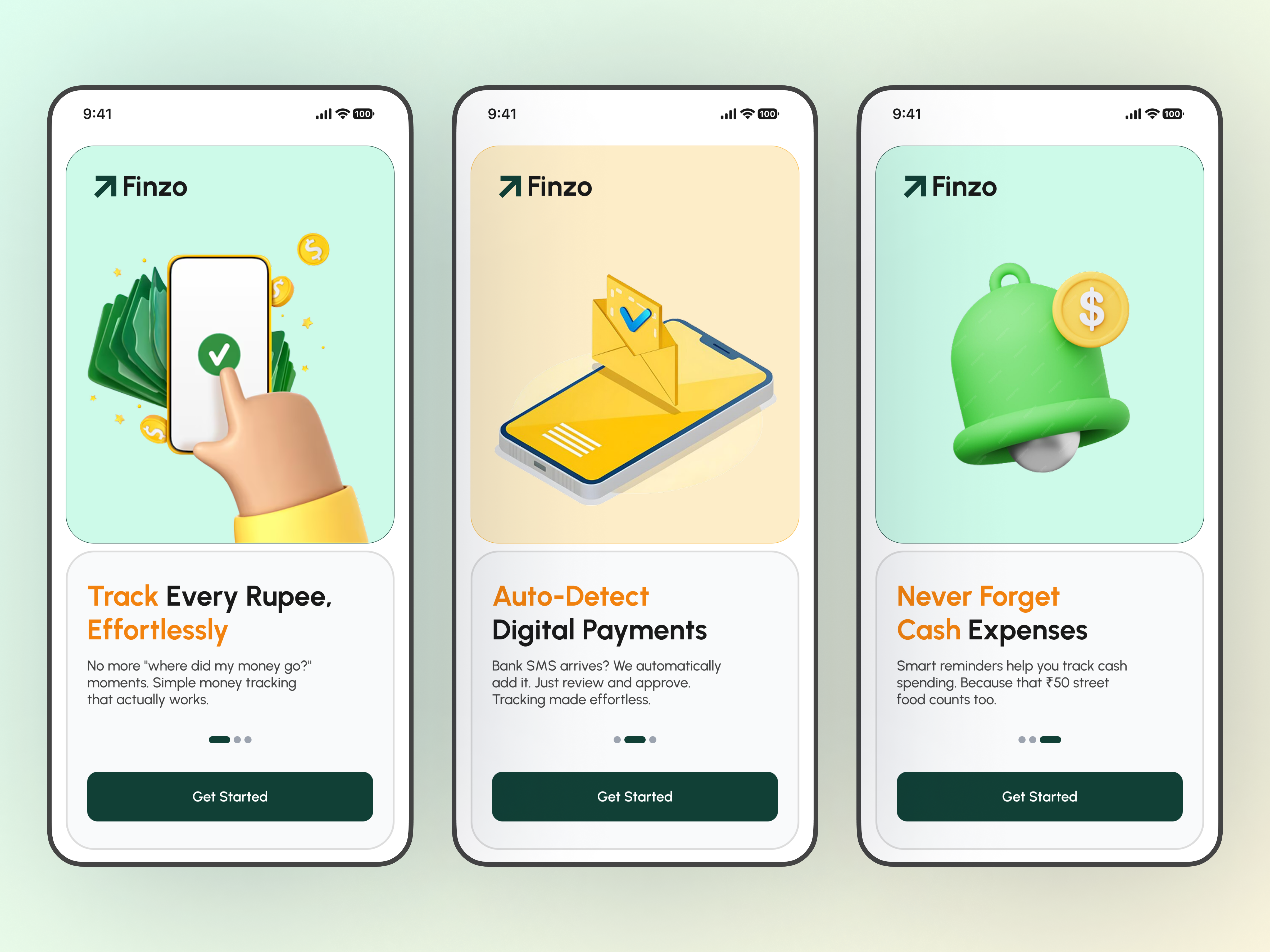Personal Finance App Splash Screen fintech mobile app onboarding personal finance splash screen track ui