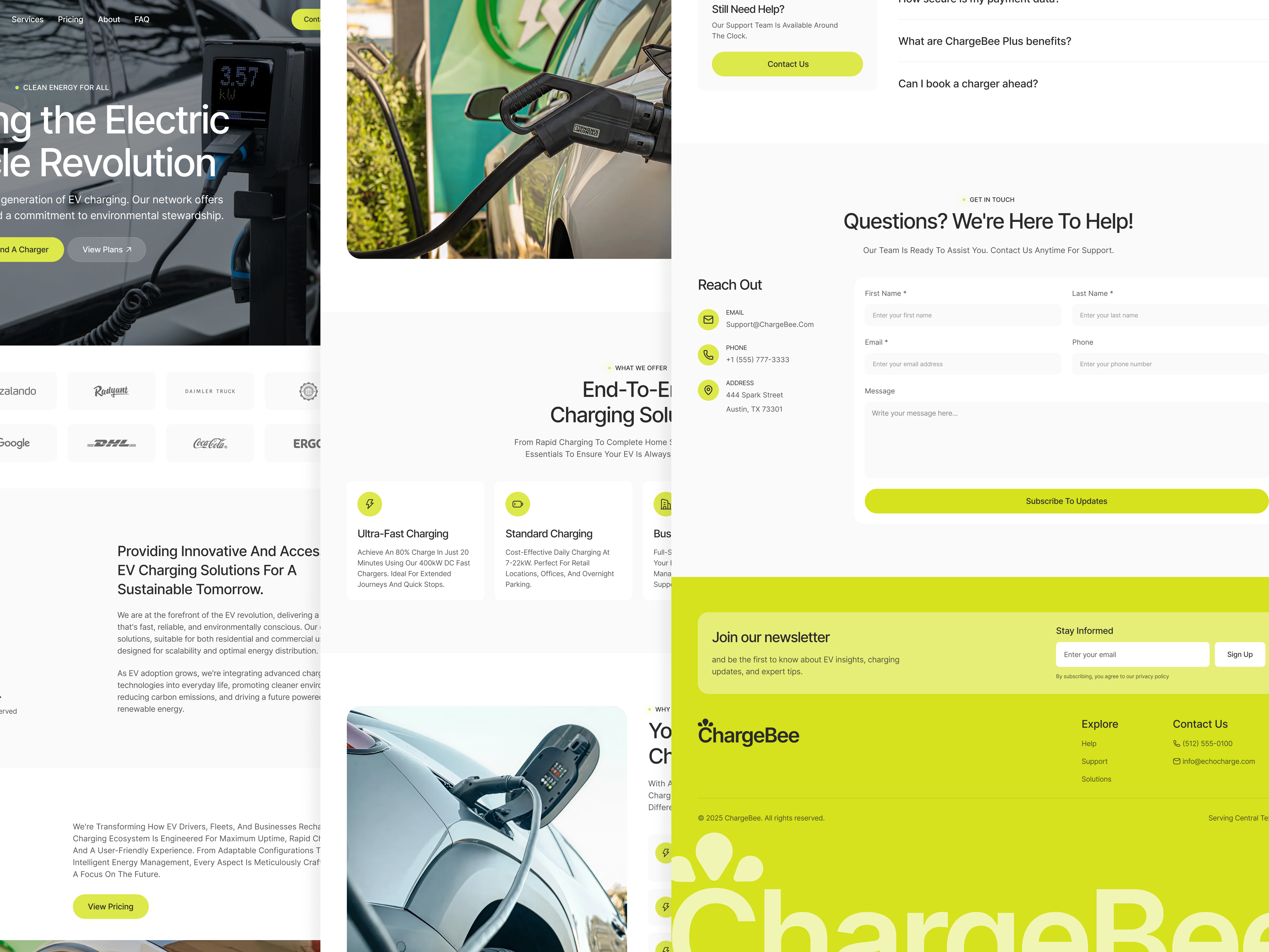 Example of Figma Landing Page Design
