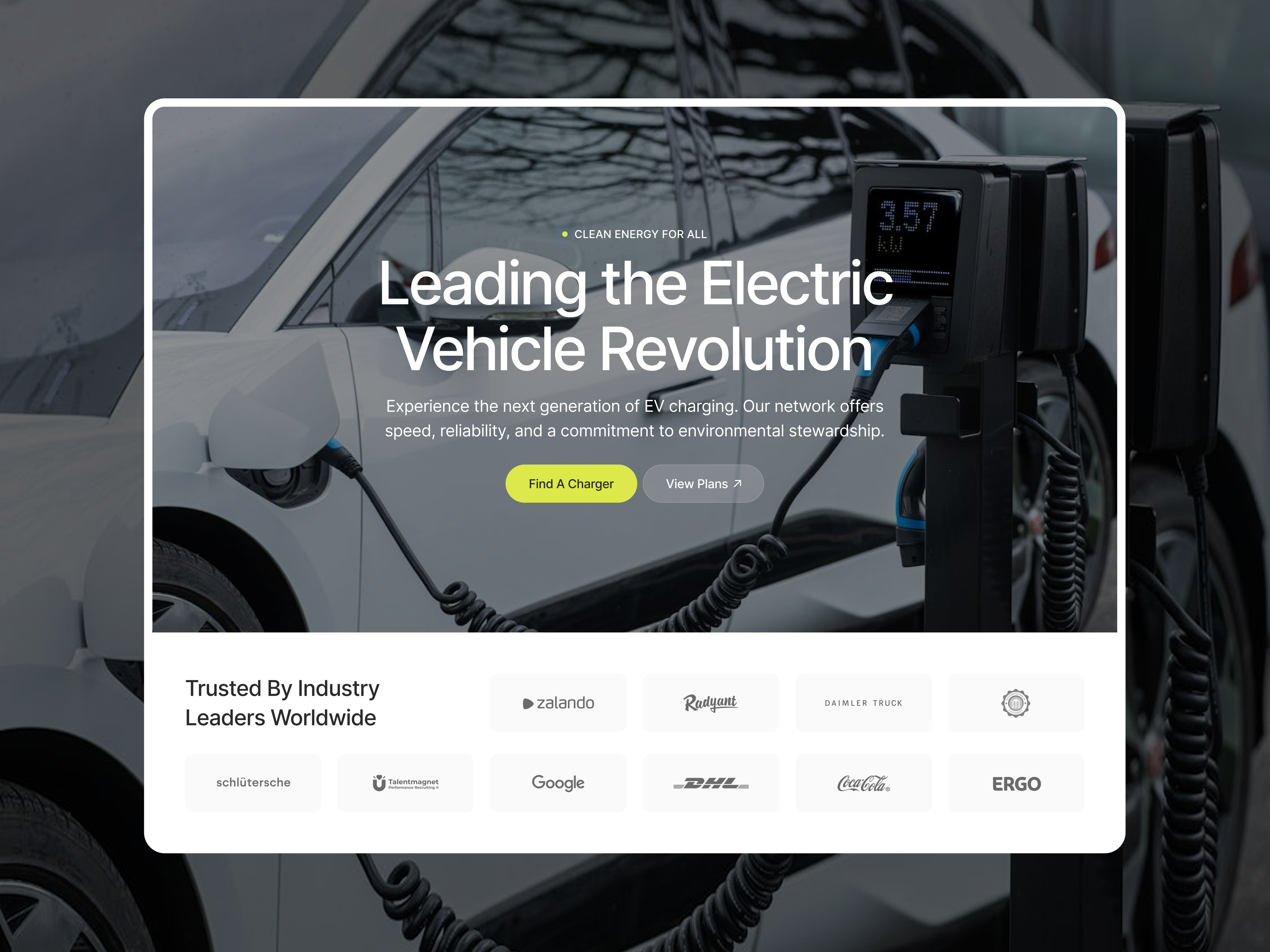 Example of Full Website UI Design