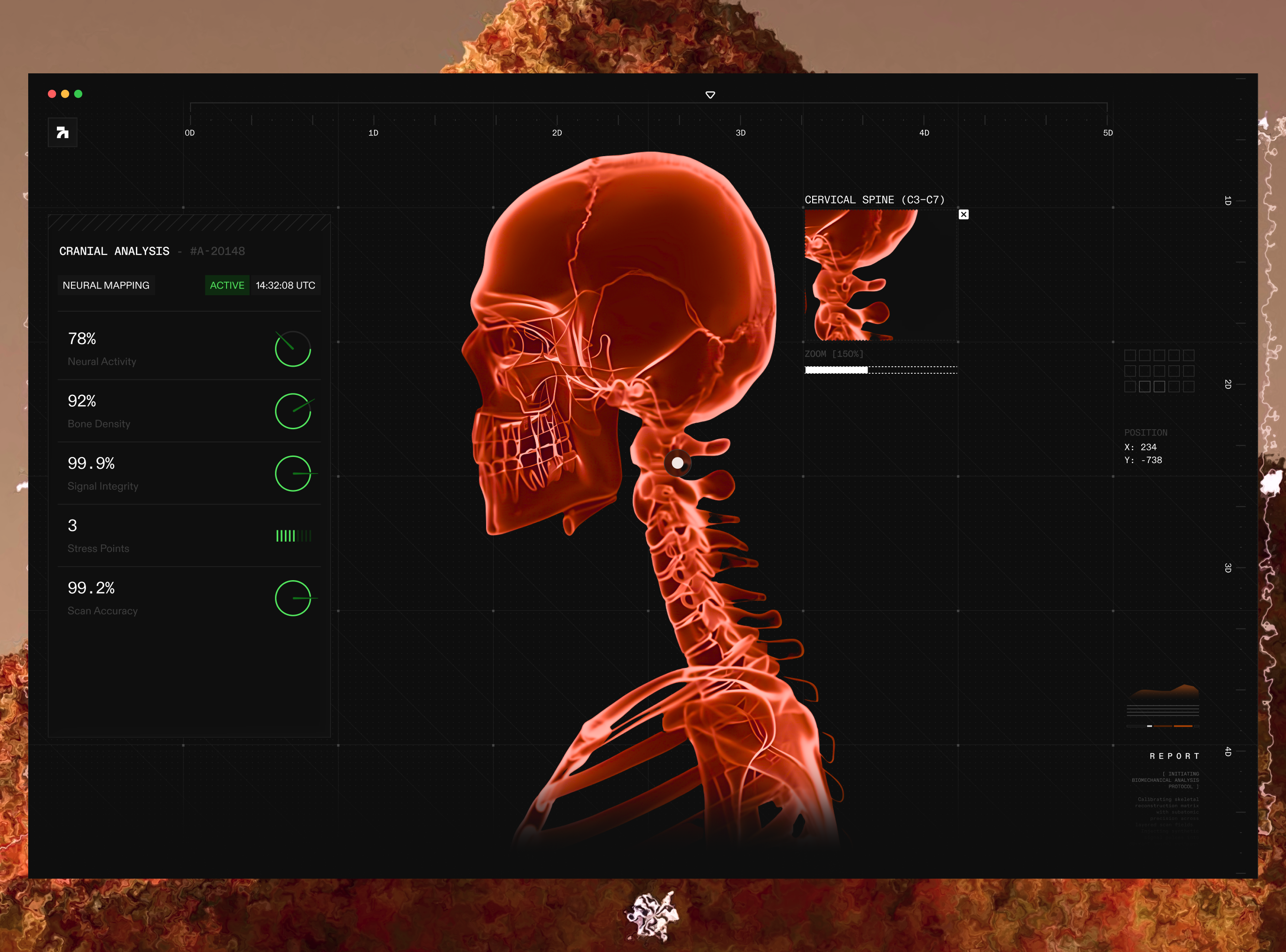 Health Futuristic Dashboard ai clean design futuristic dashboard health component health dashboard health ui minimal startup tech ui ui design