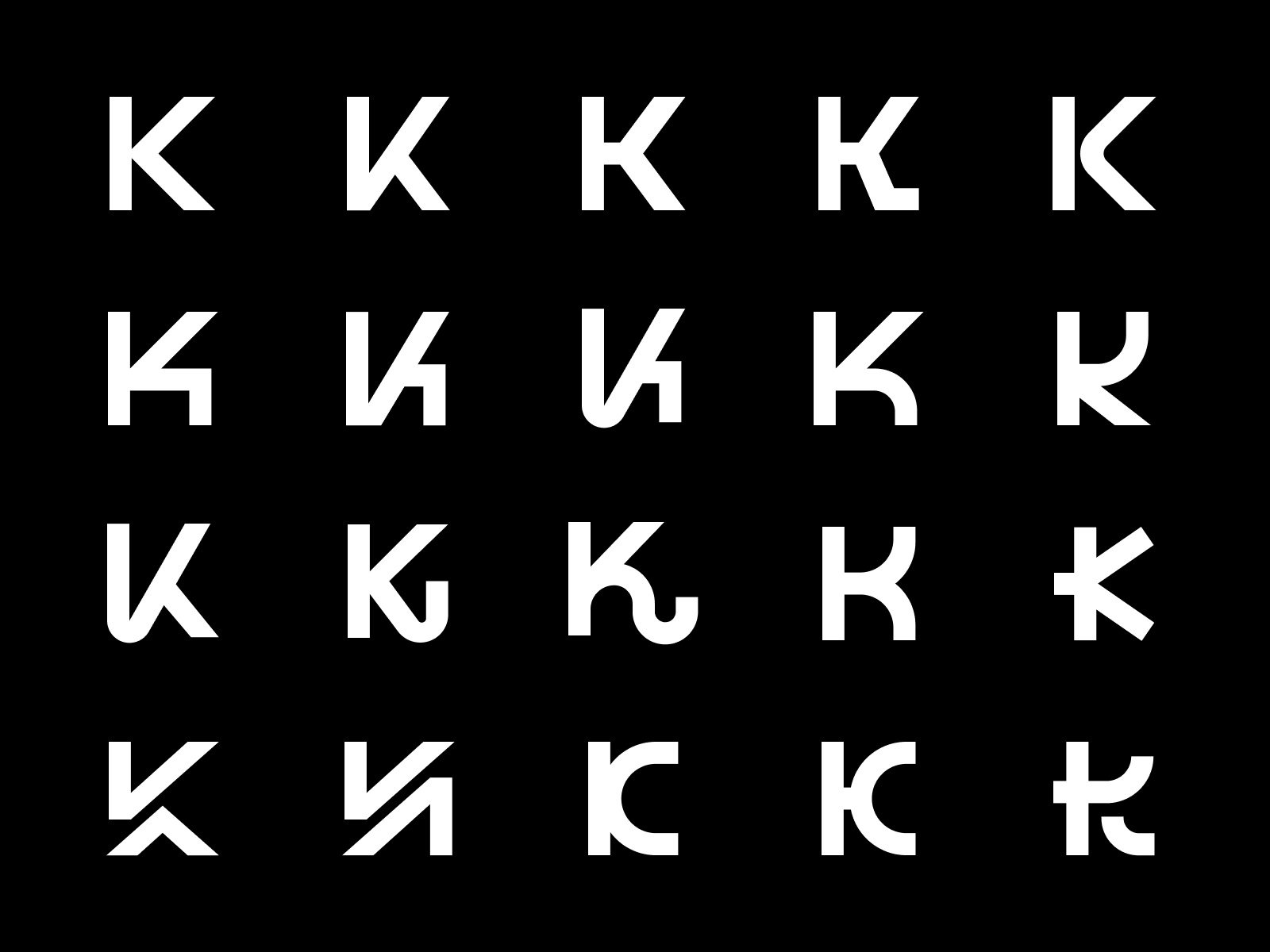 Example of Sleek Modern Monogram Logo Identity