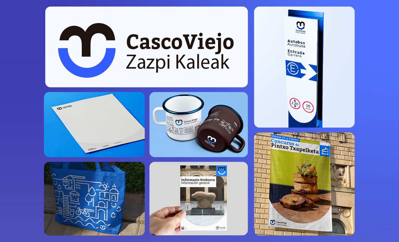 Flow & Heritage: Zazpi Kaleak Branding branding city design graphic design icon identity logo logo design minimal vector