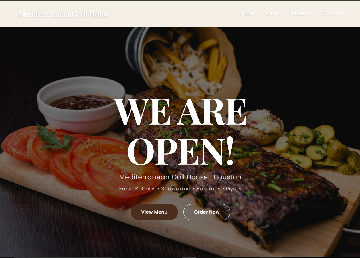 A warm, premium animated Mexican restaurant website with interac animation branding landingpage ui web creator