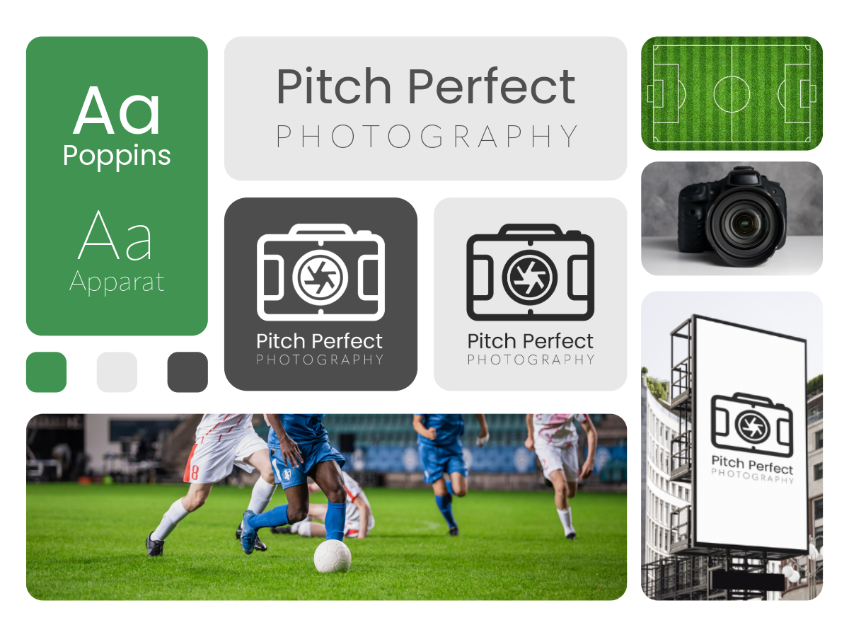 PHOTOGRAPHY LOGO branding design graphic design logo minimal photography typography ui vector