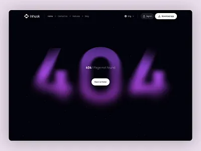404 and 503 Pages Experience | Inhusk app design astrology astrology app black dark ui error 404 graphic design icon set illustration mockup page not found photoshop psd purpule ui usx designer ux audit vector widget zodiac