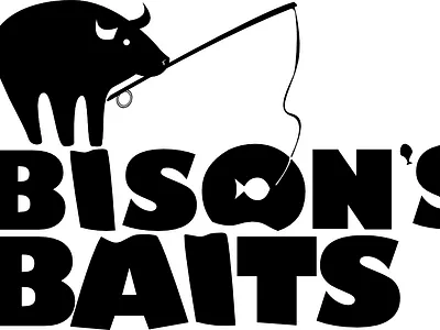 Bison's Baits branding logo