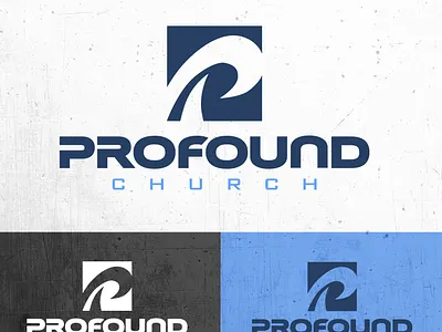Modern logo for church branding chipdavid church dogwings faith based logo profound vector