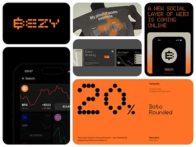 Bezy ai branding crypto dashboard data homepage interface ios iphone mobile os