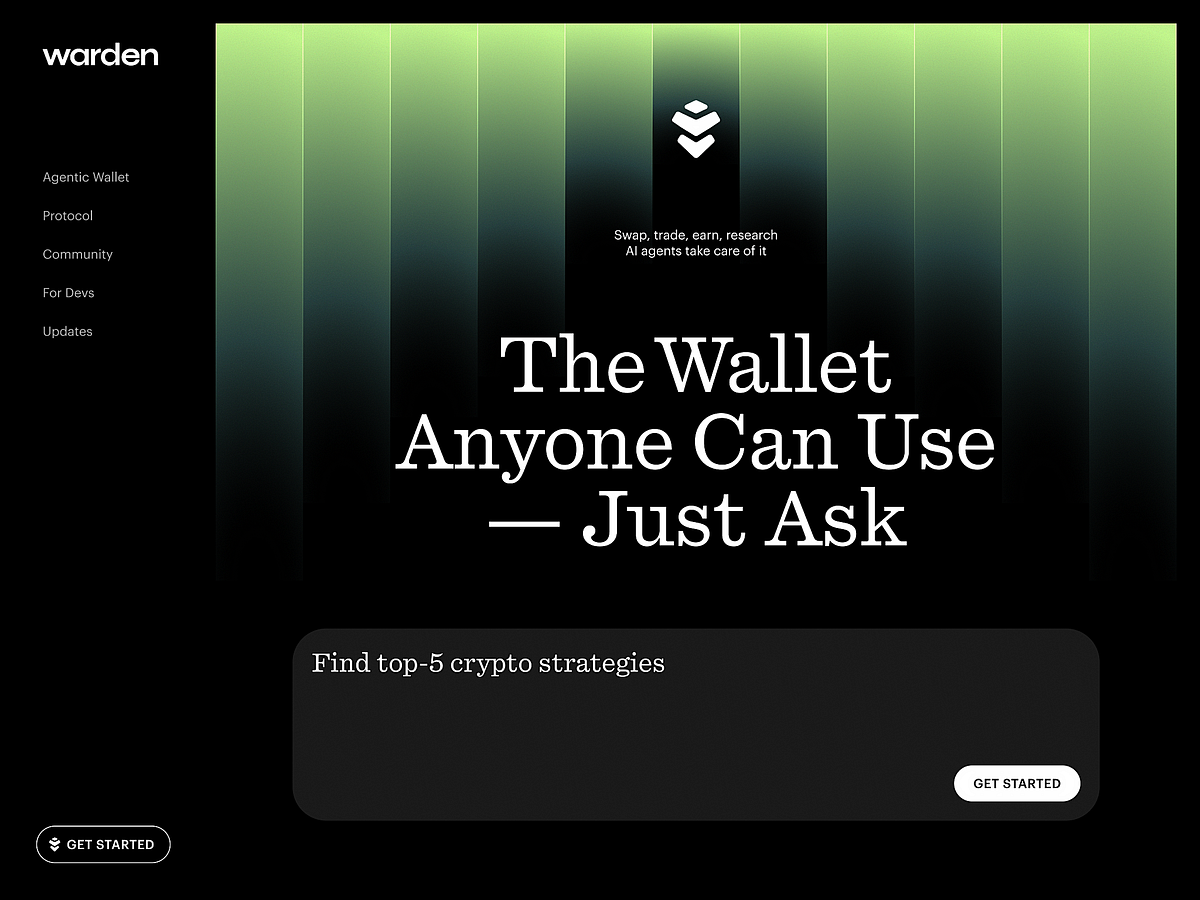 Warden: Landing Page