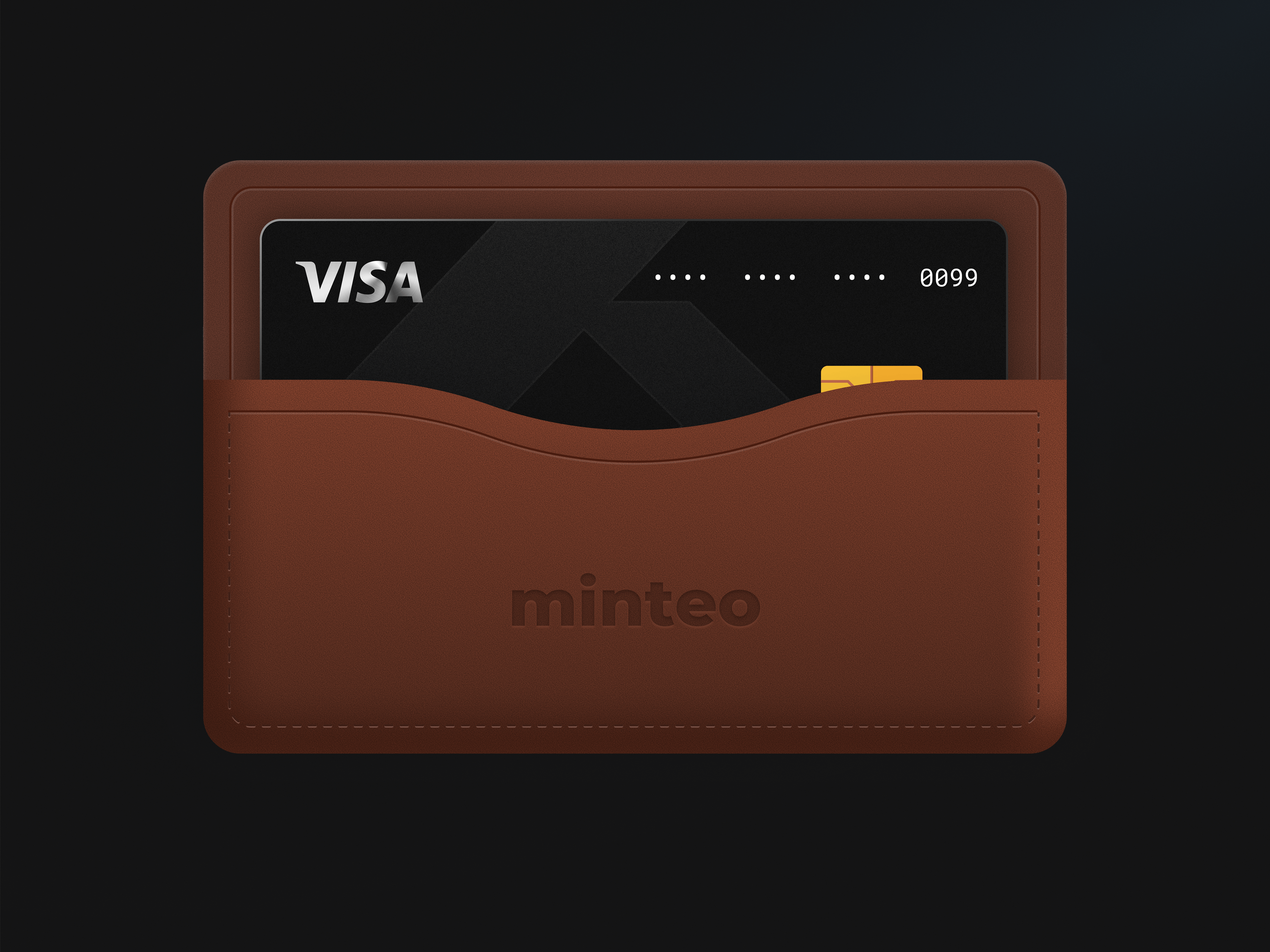 Wallet app finance cash credit card design illustration minteo money ui wallet