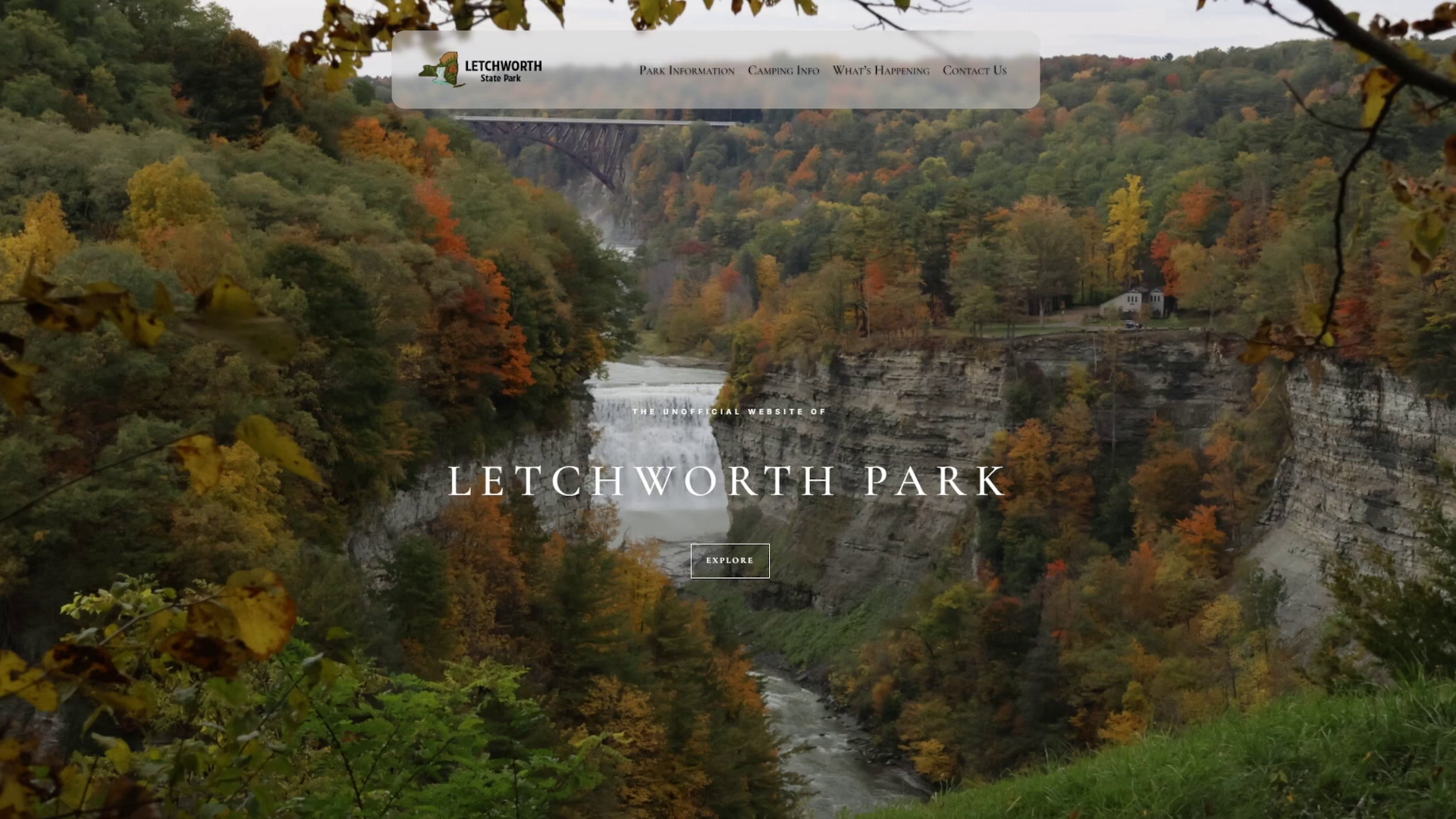 Letchworth State Park Mockup